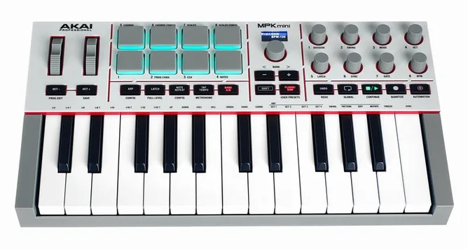 AKAI Professional MPK Mini IV Gray, vy 2