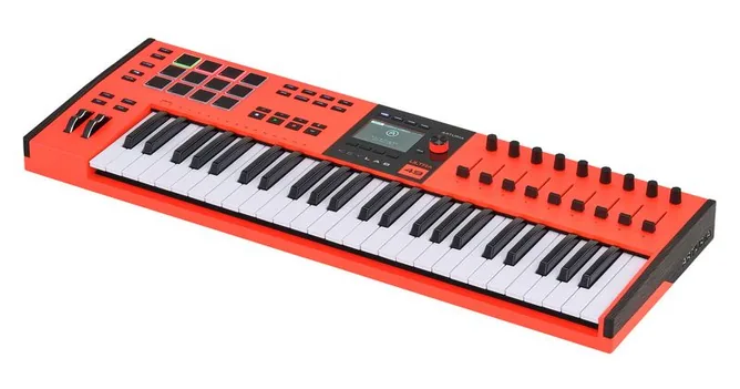 Arturia KeyLab 49 mk3 Ultra framifrån mot vit bakgrund