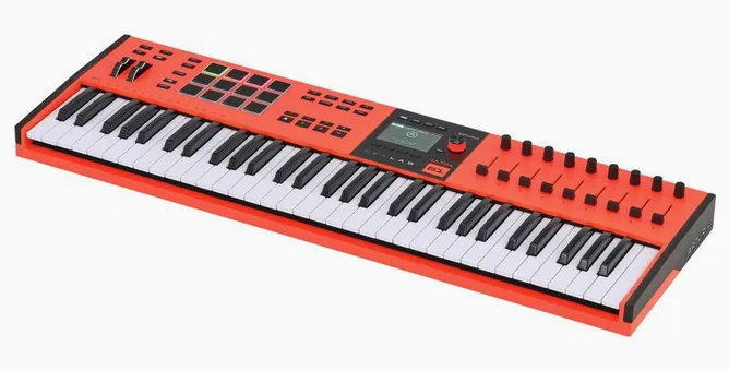 Arturia KeyLab 61 mk3 Ultra framifrån mot vit bakgrund
