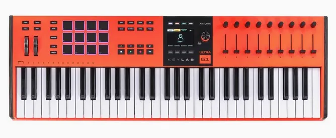 Arturia KeyLab 61 mk3 Ultra, vy 4