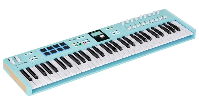 Arturia KeyLab Ess. 61 Mk3 Aquamarine, vy 2
