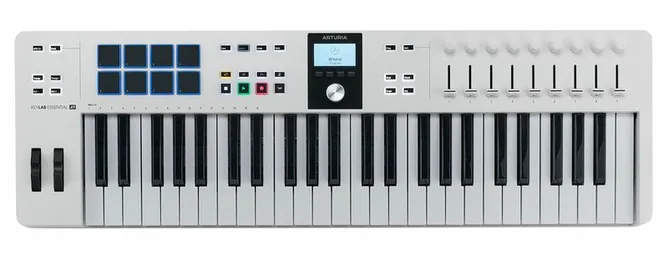 Arturia KeyLab Essential 49 MK3 White, vy 3