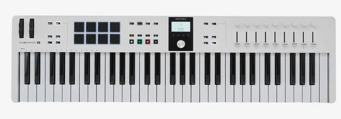 Arturia KeyLab Essential 61 Mk3 White, vy 3