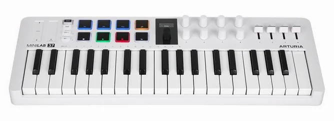 Arturia MiniLab 37 White, vy 2