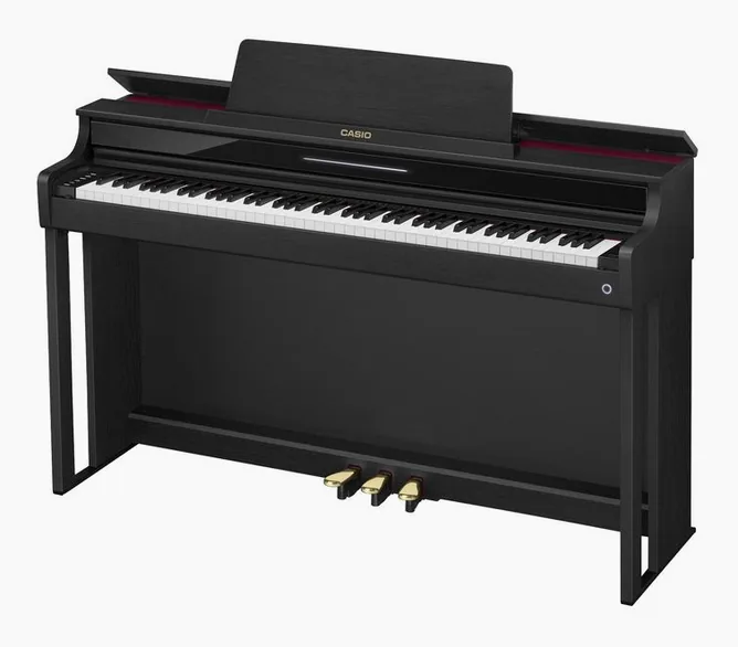 Casio AP-550 BK framifrån mot vit bakgrund