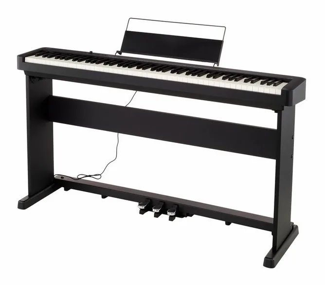 Casio CDP-S160 BK framifrån mot vit bakgrund