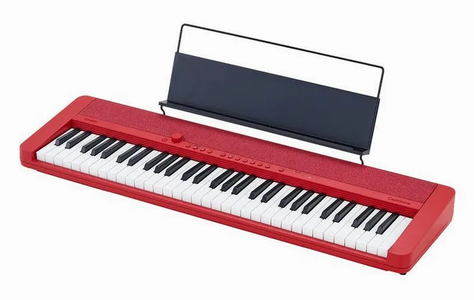Casio CT-S1RD framifrån mot vit bakgrund