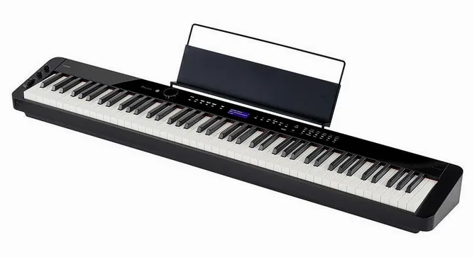 Casio PX-S3100 BK Privia framifrån mot vit bakgrund