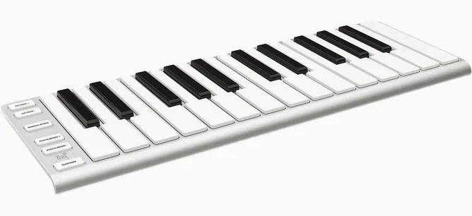 ESI Xkey Air 25 framifrån mot vit bakgrund