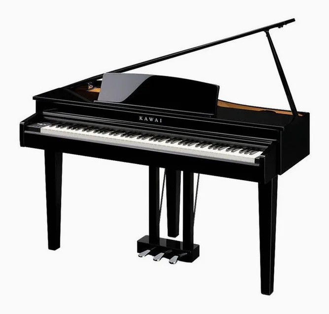 Kawai DG 30 framifrån mot vit bakgrund