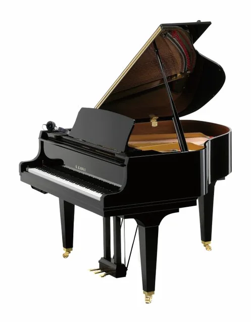 Kawai GL 10 ATX 4 E/P Grand Piano framifrån mot vit bakgrund