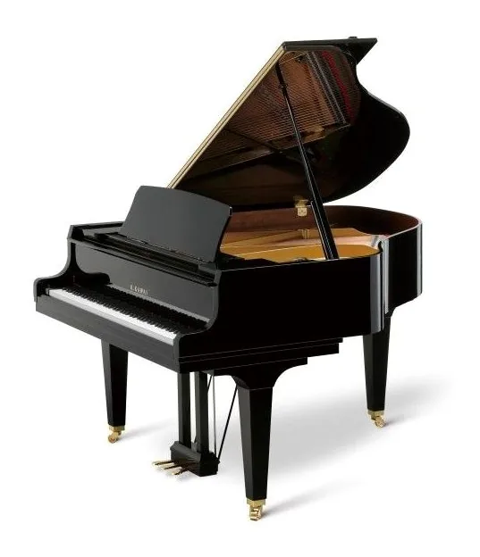 Kawai GL 30 AURES 2 E/P Grand Piano framifrån mot vit bakgrund