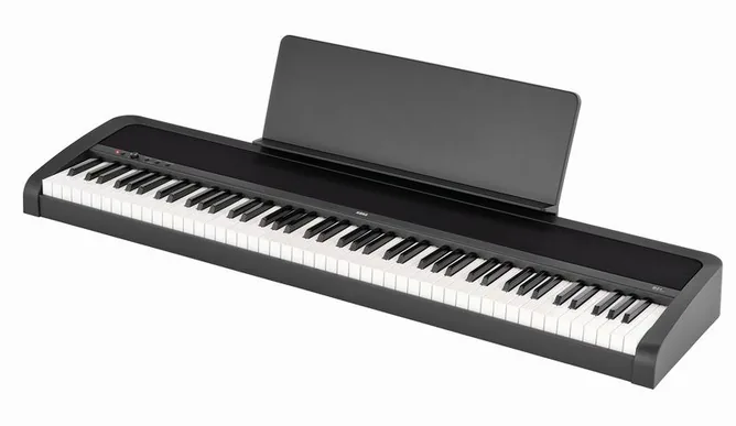 Korg B2+ Black framifrån mot vit bakgrund