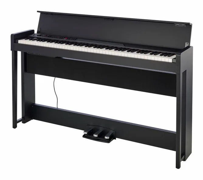Korg C1 Air BK framifrån mot vit bakgrund