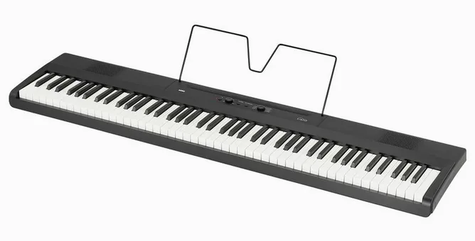 Korg Liano framifrån mot vit bakgrund