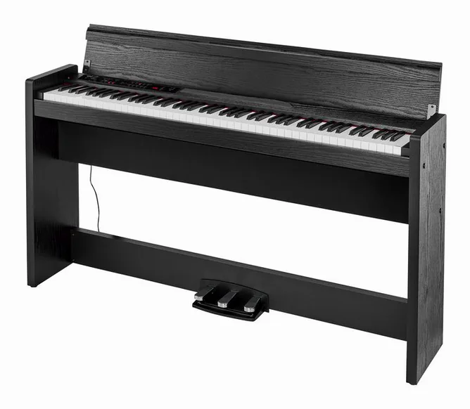Korg LP-380U RWBK framifrån mot vit bakgrund