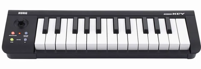 Korg microKEY 25, vy 2