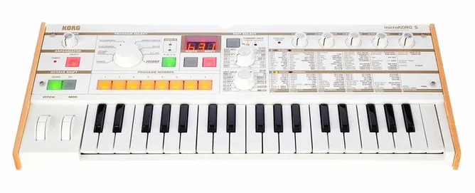 Korg microKORG S, vy 3