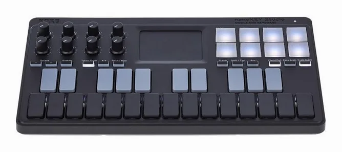 Korg nanoKEY Studio, vy 2