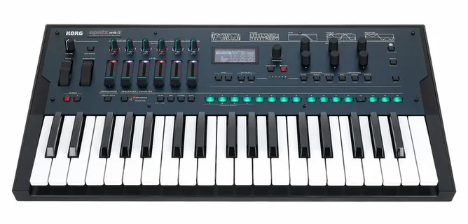 Korg opsix MKII, vy 2