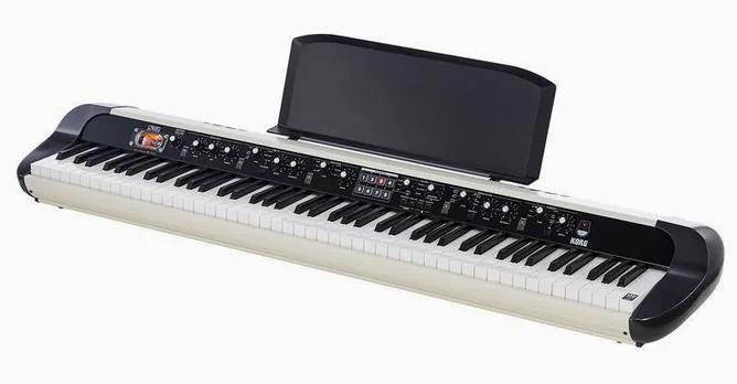 Korg SV-2S 88 framifrån mot vit bakgrund