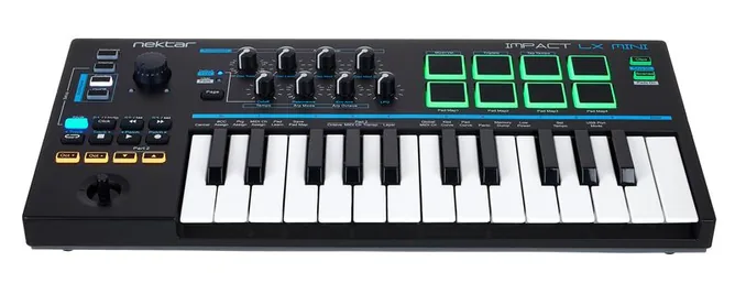 Nektar Impact LX Mini, vy 2