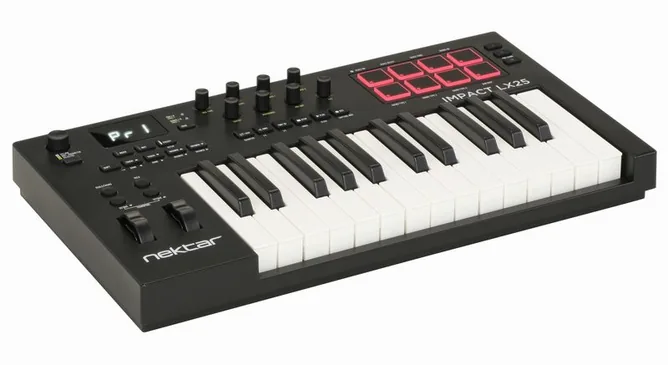 Nektar Impact LX25 mk3, vy 3