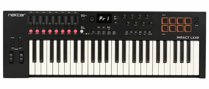 Nektar Impact LX49 mk3, vy 3