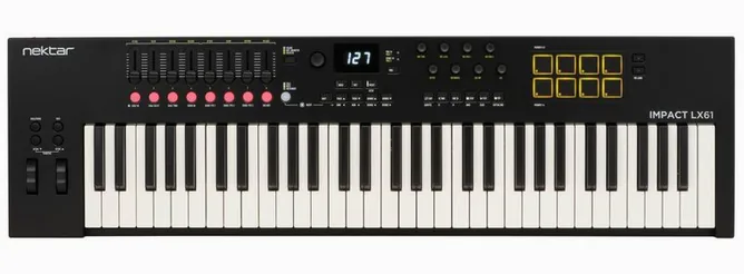 Nektar Impact LX61 mk3, vy 3