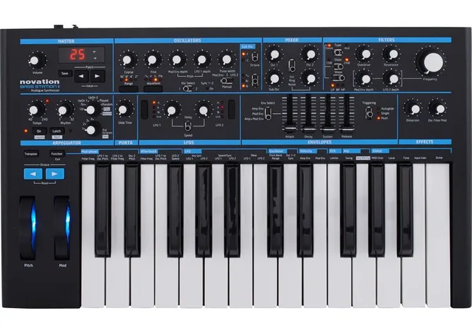 Novation Bass Station II, vy 4