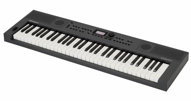 Roland GO:KEYS 5 GT framifrån mot vit bakgrund