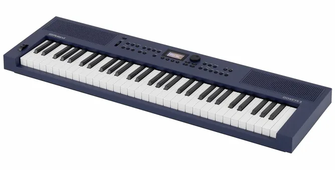 Roland GO:KEYS 3 MU framifrån mot vit bakgrund