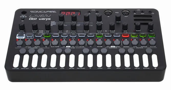 Sonicware LIVEN 8bit warps, vy 2
