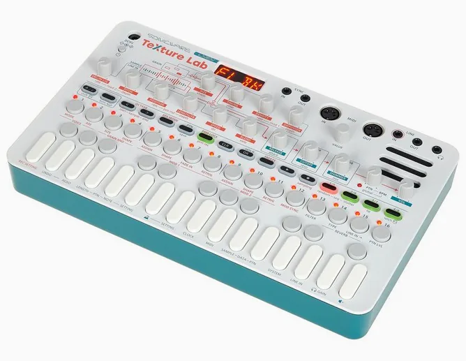 Sonicware LIVEN Texture Lab framifrån mot vit bakgrund