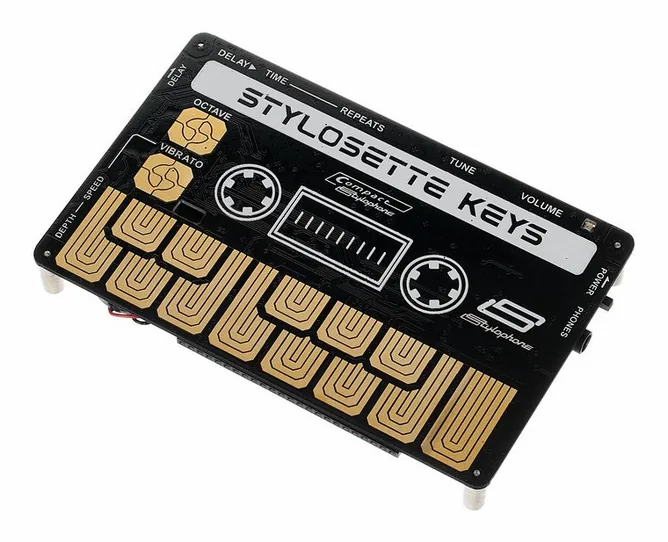 Stylophone Stylosette framifrån mot vit bakgrund