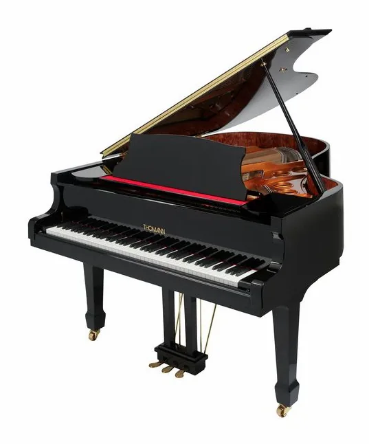 Thomann GP 188 E/P Grand Piano framifrån mot vit bakgrund