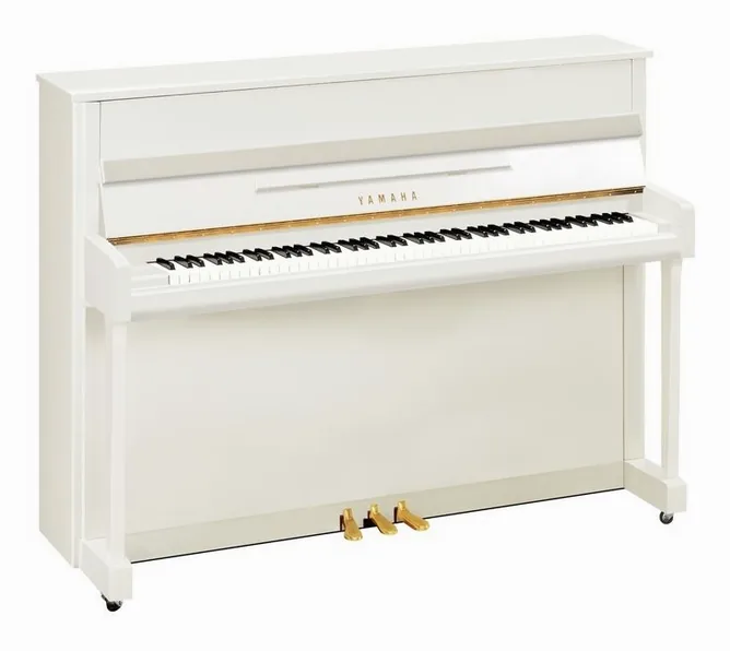 Yamaha b2 SC3 PWH framifrån mot vit bakgrund