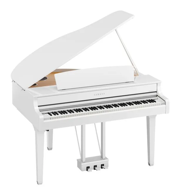 Yamaha CLP-895GP WH framifrån mot vit bakgrund