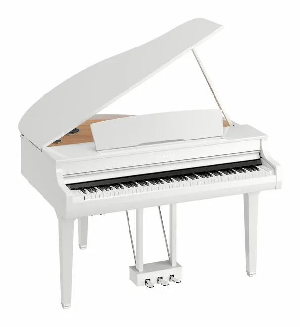 Yamaha CSP-295GP WH framifrån mot vit bakgrund