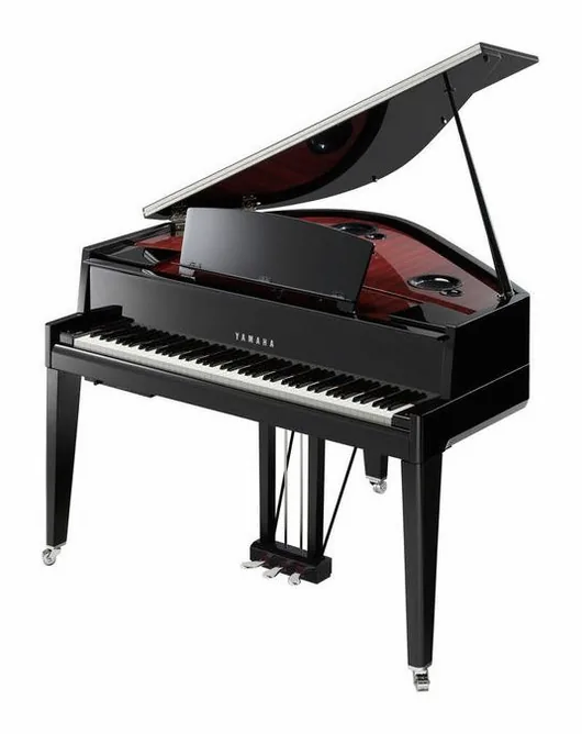 Yamaha N-3X Avant Grand framifrån mot vit bakgrund