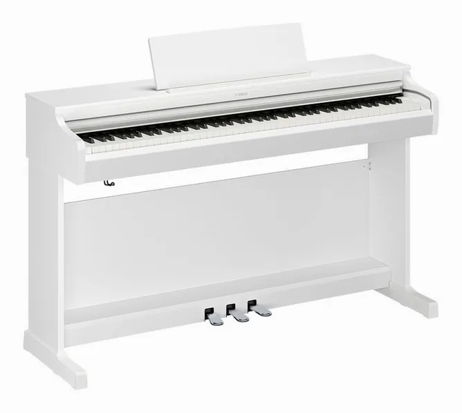 Yamaha YDP-166 WH Arius framifrån mot vit bakgrund