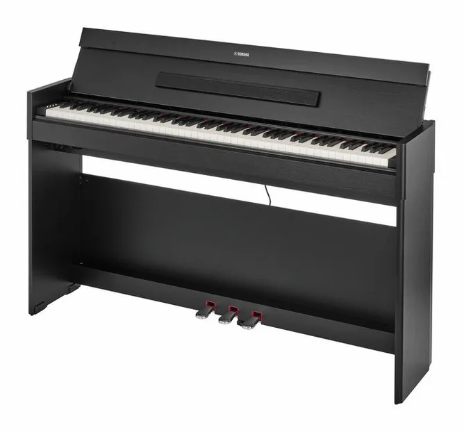 Yamaha YDP-S55 B Arius framifrån mot vit bakgrund