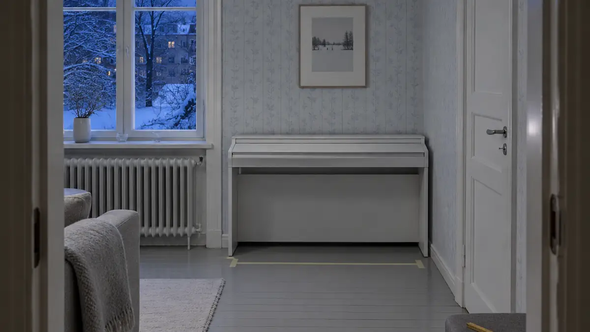 Mot en smal vägg